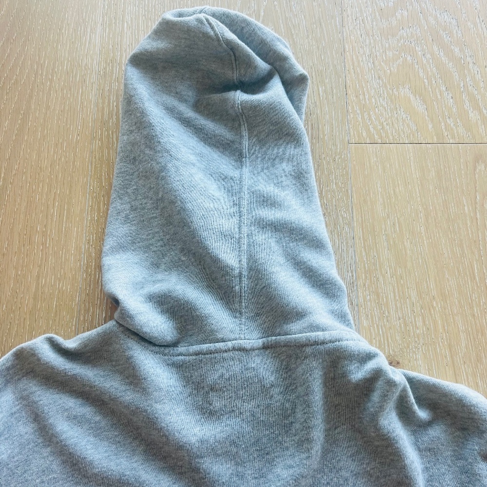 Zadig & Voltaire Comfy Skull Studded Zip Hoodie Gray Size Medium - Picture 8 of 12